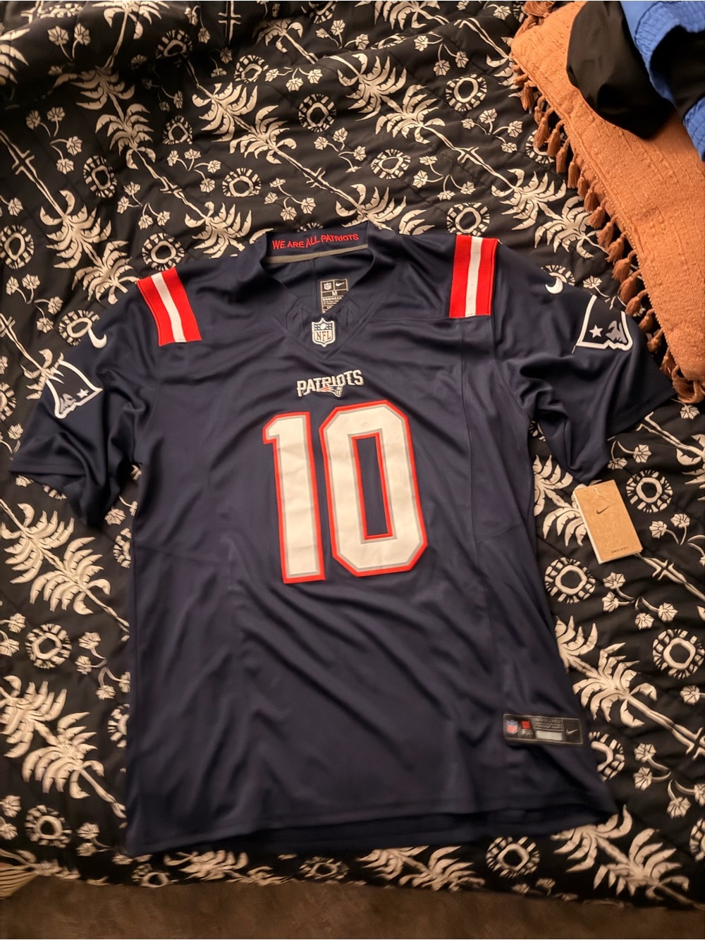 Nike Edition Drake Maye Patriots Jersey